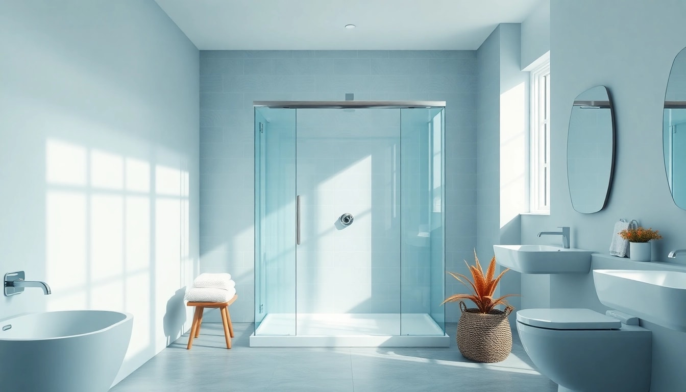 Enjoying the benefits of a modern shower uk in a beautifully designed bathroom.