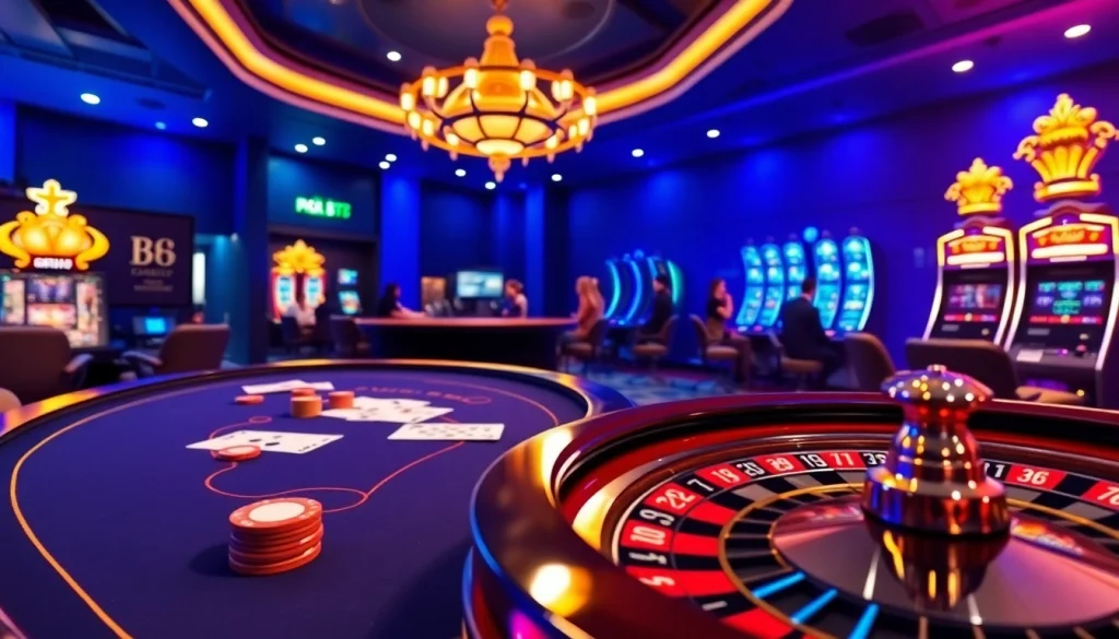 Experience the excitement of trang chủ rr88 with engaging casino games, poker tables, and vibrant slot machines.