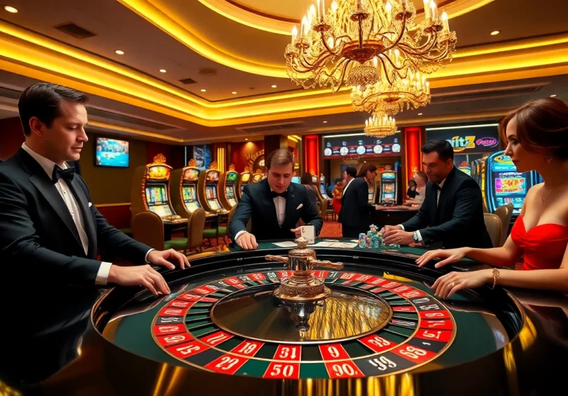 Engaging in thrilling bets at the casino table inspired by https://kingarthurcafe.com/menu, showcasing poker chips and roulette.