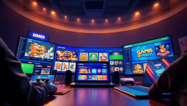 Experience online gaming with excitement at https://mm88.agency/, showcasing a modern betting interface with vibrant design.