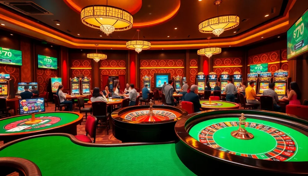 Experience excitement at https://rikvip.college/ with players enjoying a vibrant casino atmosphere and unique games.