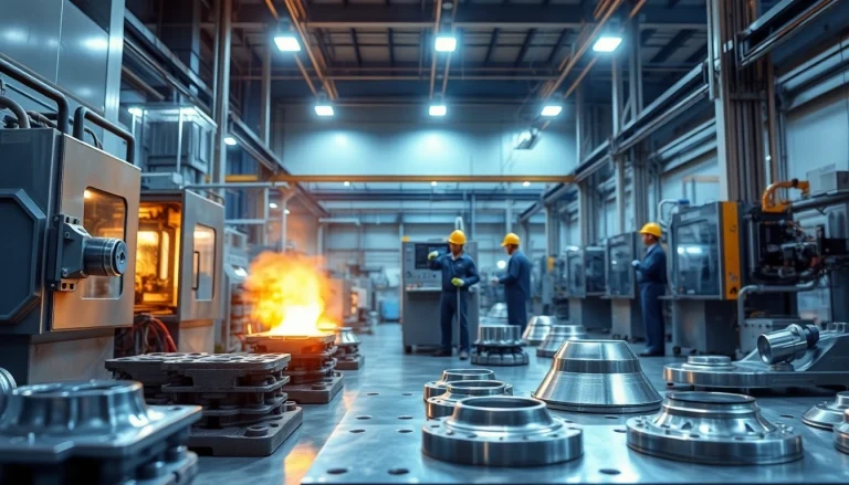 Precision die casting Malaysia showcased in a modern manufacturing facility with advanced machinery and skilled workers.