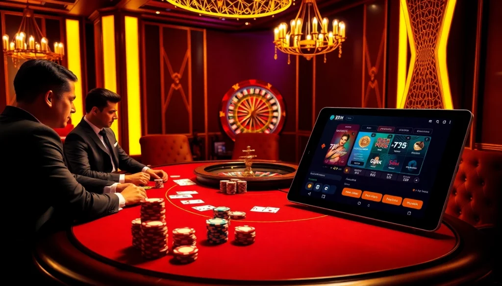 Experience the excitement of high-stakes poker with 78 WIN at a luxurious casino table.