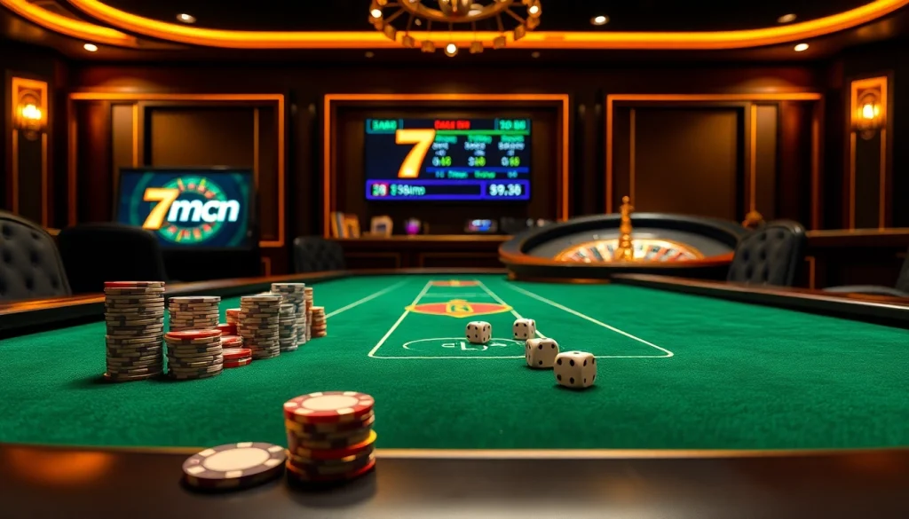 Check latest betting odds on 7mcn at an exciting poker table.