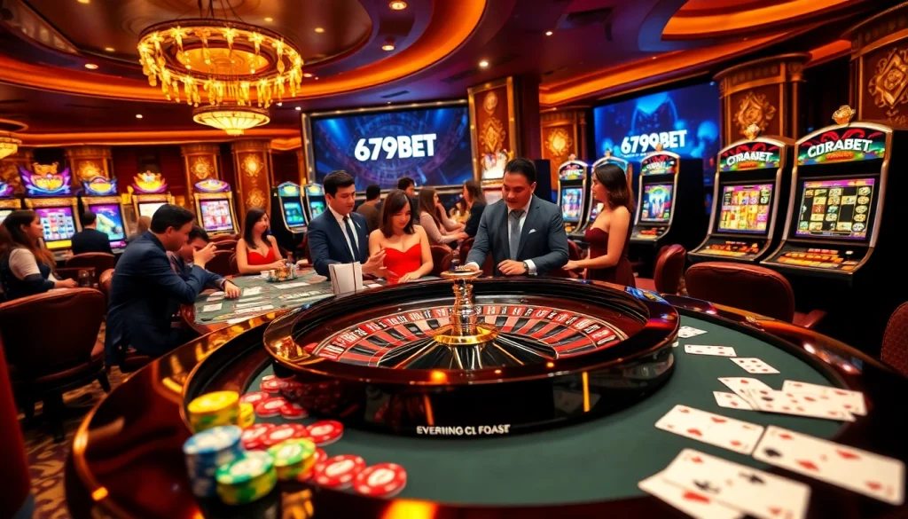 Experience the thrill of play at 6789BET with vibrant casino tables and exciting games.