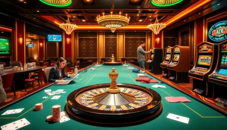 Engage with exciting online gaming experiences at okfun com, featuring professional casino elements.