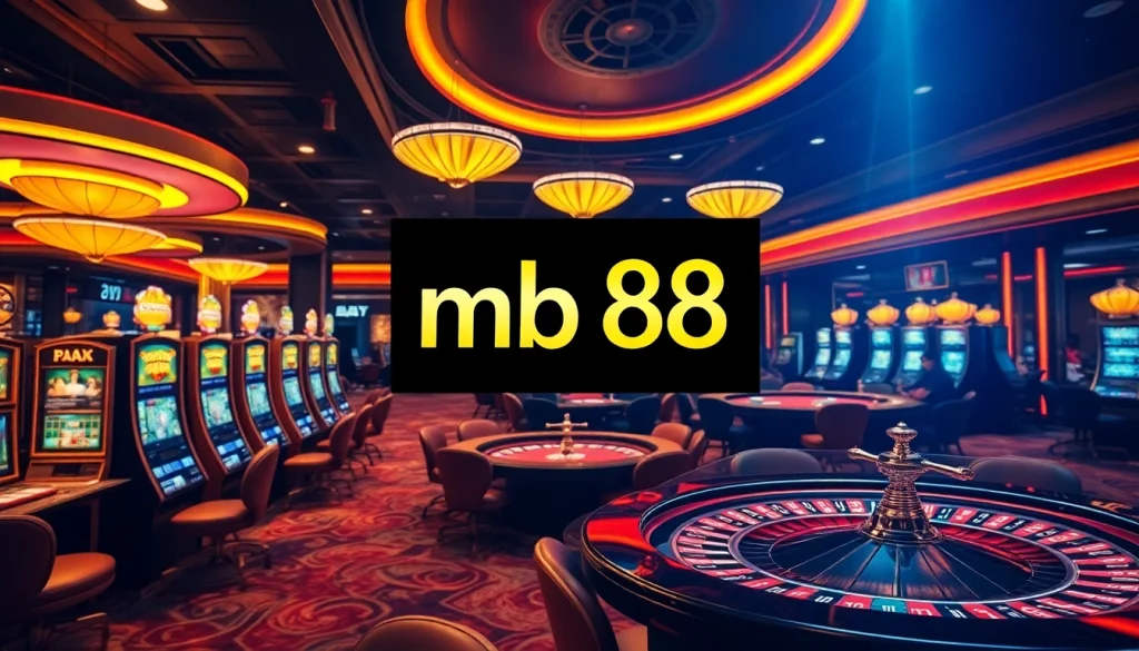 Experience the elegance of mb 88 while engaging at luxury casino tables filled with excitement.