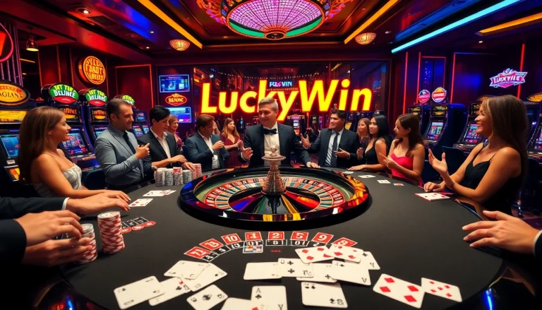 Experience thrilling gameplay at LuckyWin with professional dealers and exciting casino action.