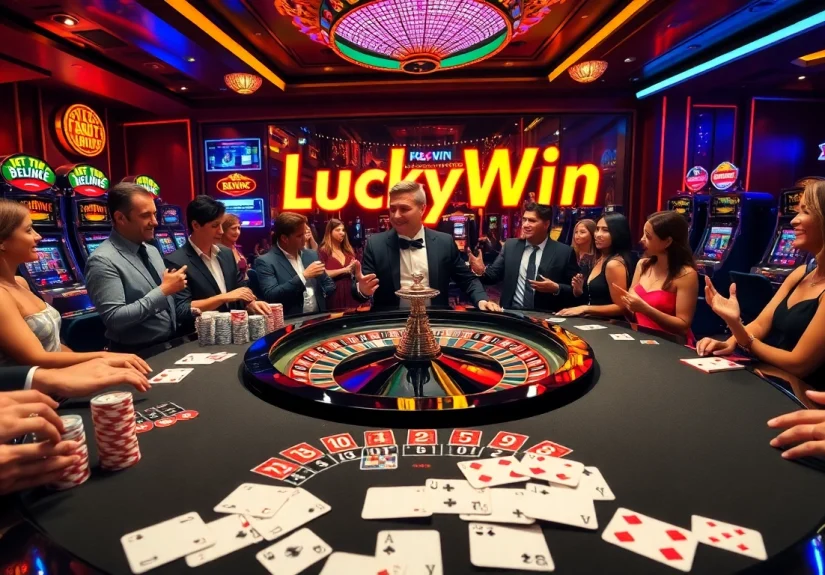 Experience thrilling gameplay at LuckyWin with professional dealers and exciting casino action.
