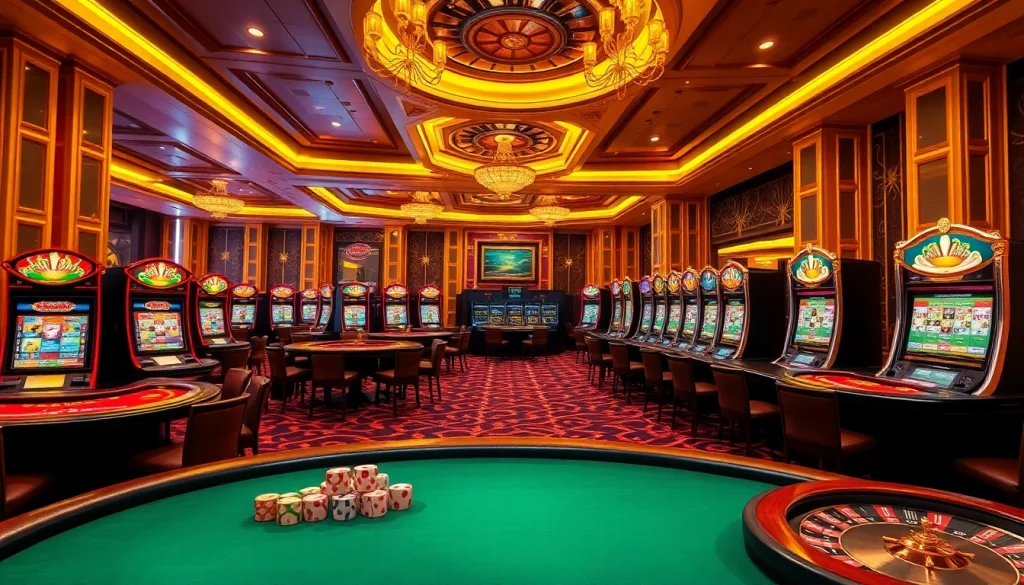 Experience the excitement of casino gaming at http://luck8f.cn.com/ with luxurious tables and slot machines.