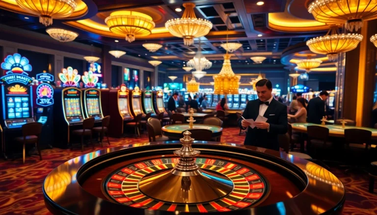 Players winning big at SODO Casino with vibrant gaming tables and slot machines.