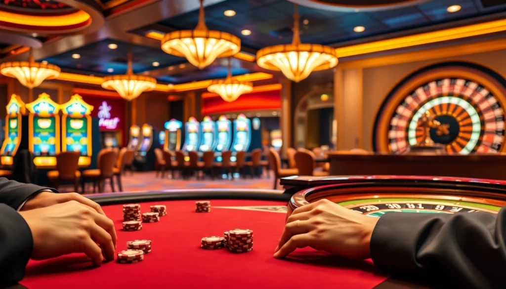 Experience high-stakes poker and thrilling slots at fabet's luxurious casino.