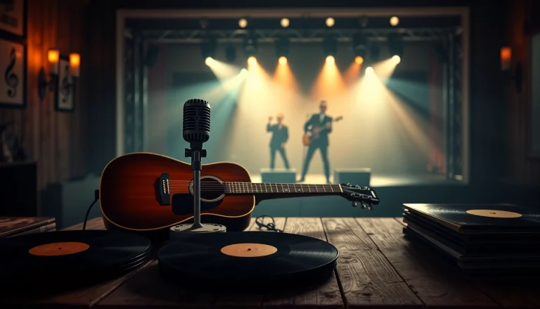 Celebration of Johnny Cash's legacy at johnnycashbirthday.com with vibrant musical elements and nostalgia.