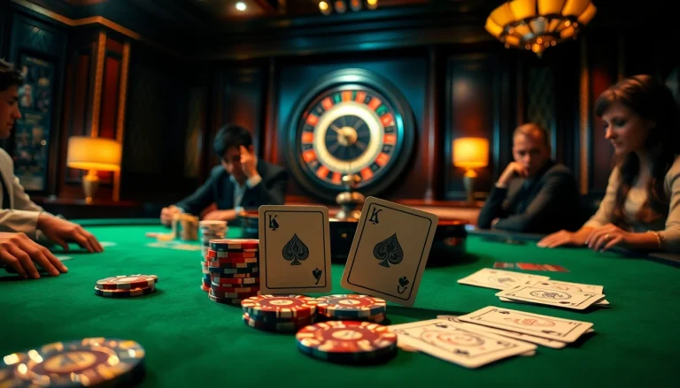 Experience the thrill of King88 with luxury poker gameplay and vibrant casino ambiance.