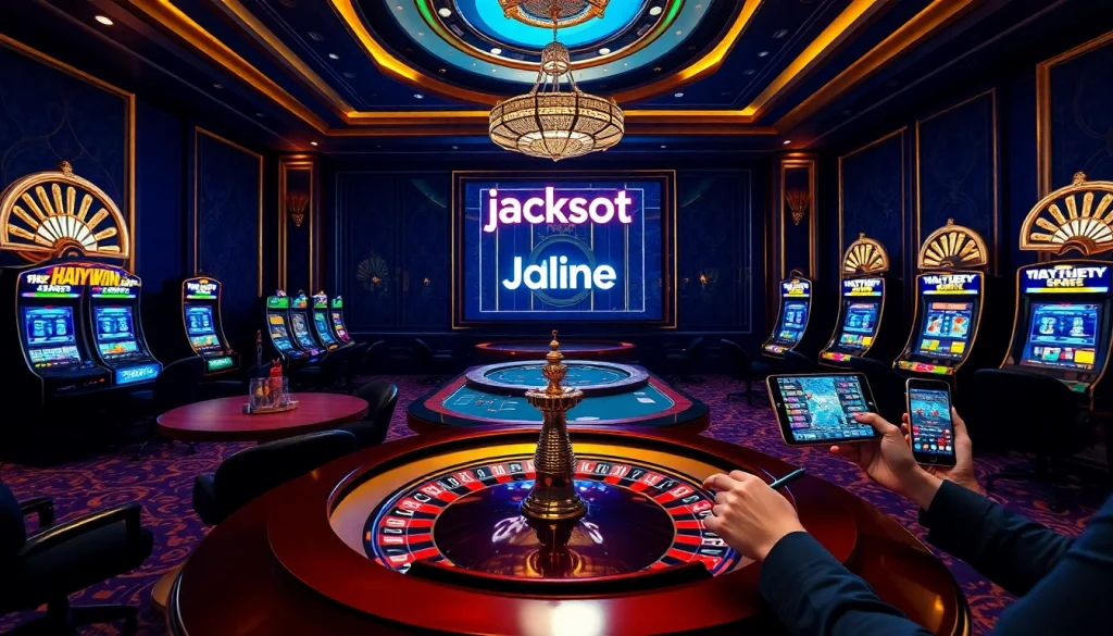 Experience thrilling online gaming at 1haywin.us.com with immersive casino scenes.