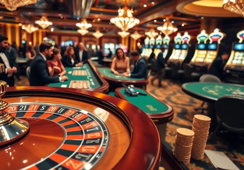 Witness thrilling betting excitement at a casino featuring the luxurious 5MB roulette wheel.