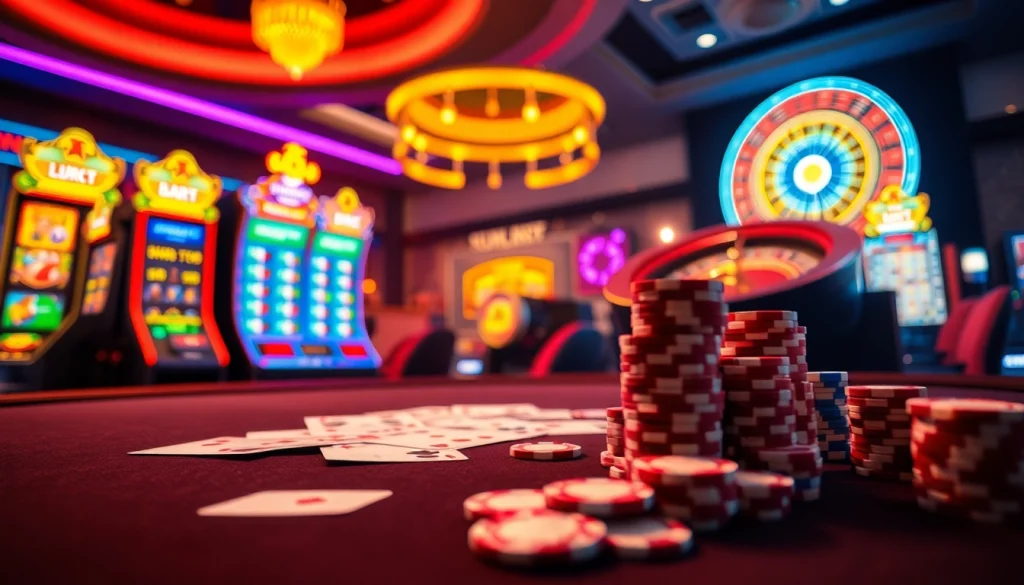 Experience thrilling online gaming with LUCK8's diverse casino offerings, including slots and poker tables.