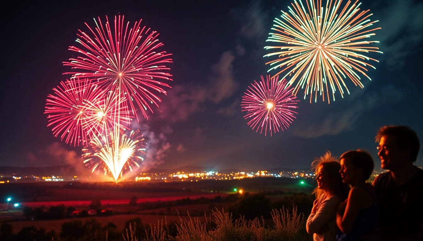 Experience stunning fireworks uk lighting up the night sky with vibrant colors and joyous spectators.
