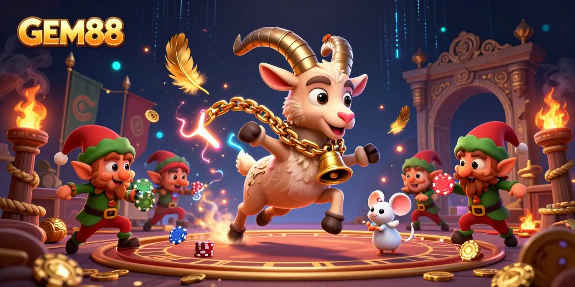 Experience the excitement of GEM88 with vibrant characters and casino action.