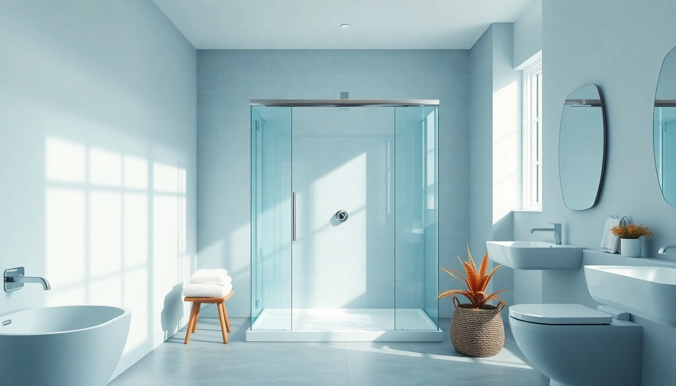 Enjoying the benefits of a modern shower uk in a beautifully designed bathroom.