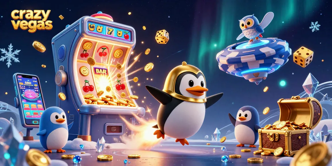 Experience the thrill at crazyvegas with vibrant 3D renditions of casino excitement.